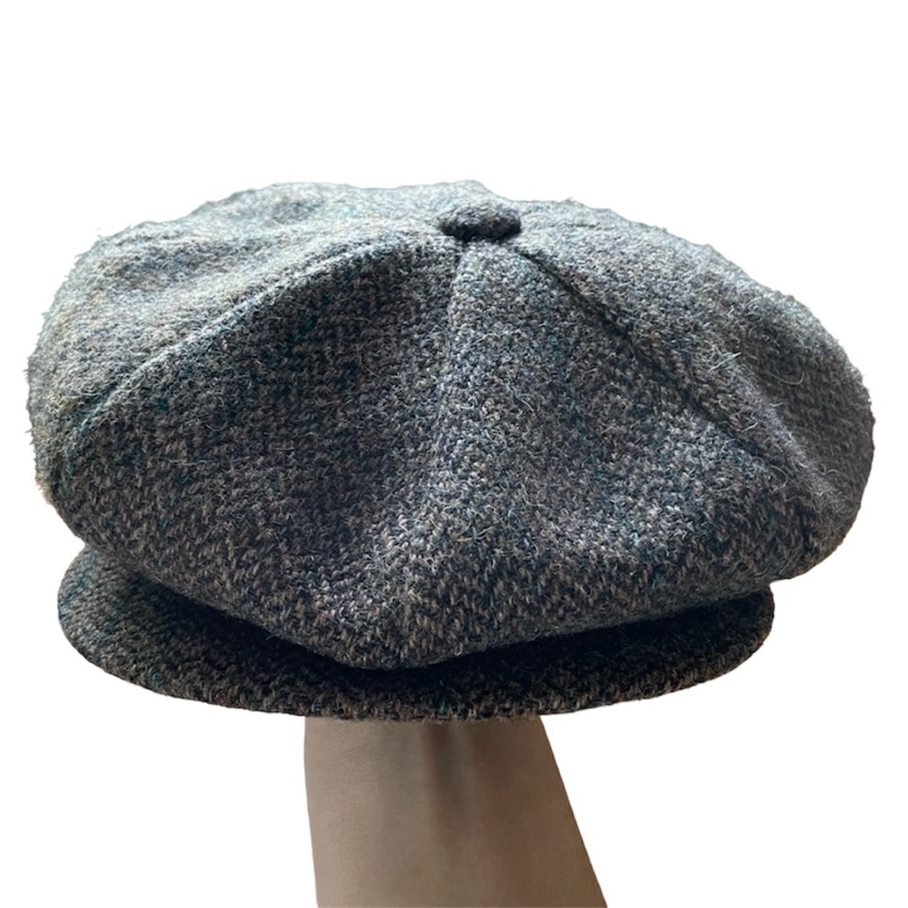Vintage Country Gentlemen Imported Fabric Brown Hat, Woven in England